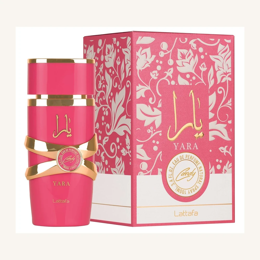 Presentación de Yara Candy · Lattafa · 100 ml