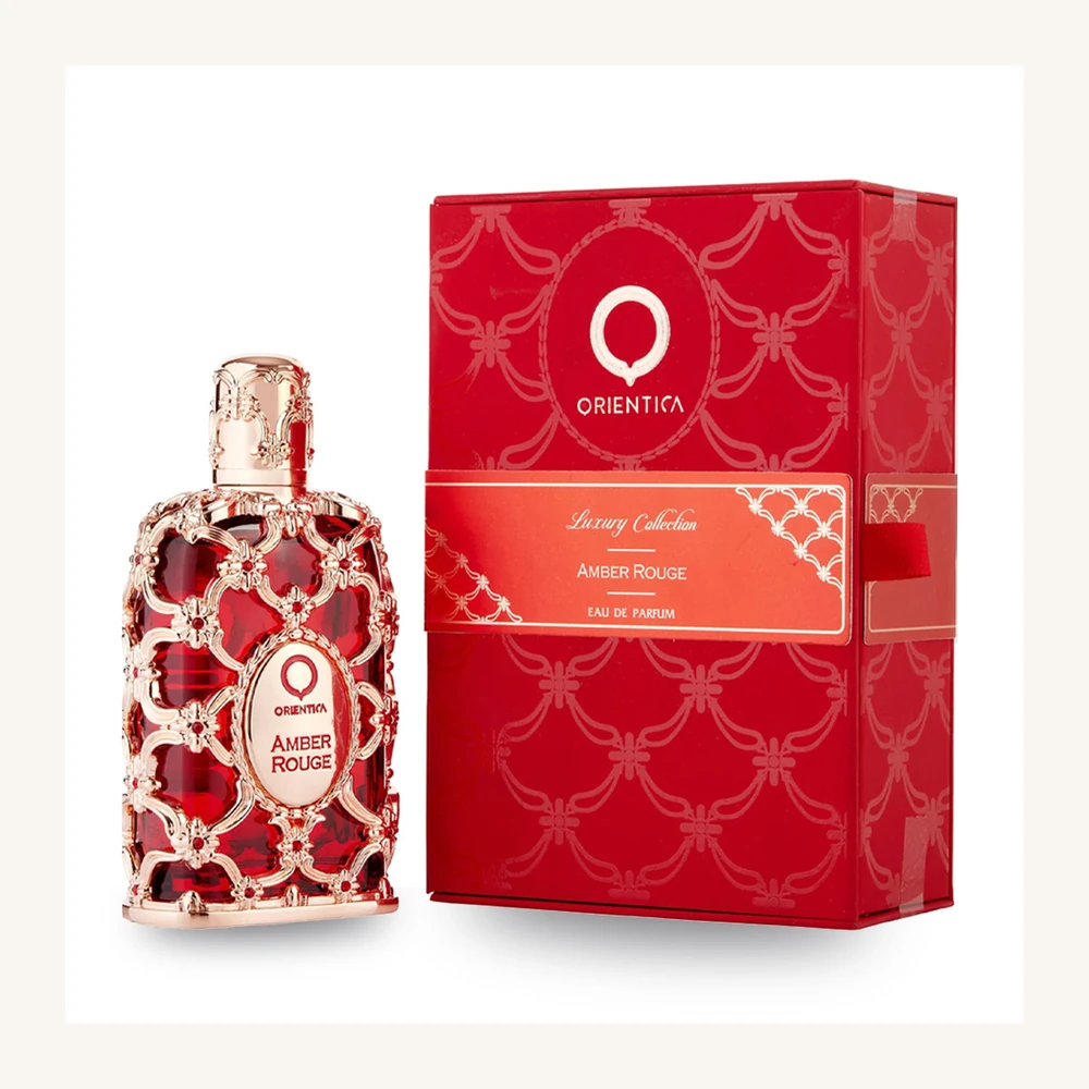 Presentación de Amber Rouge · Orientica · 100 ml