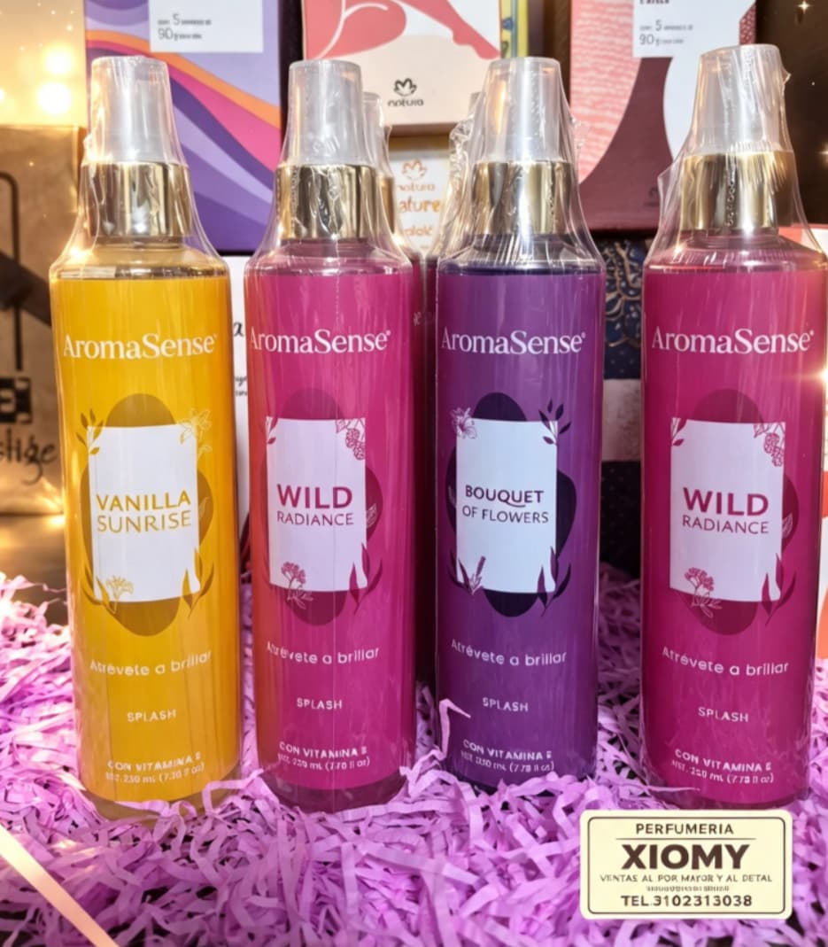 Presentación de Splash Wild Radiance · AromaSense · AromaSense